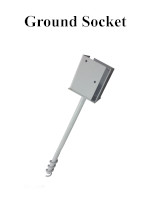 Ground Socket (Fits 4x4 Post)
