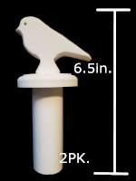 Small Bird Finial (2Pack) 