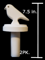 Large Bird Finial (2Pack)