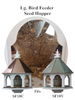 Lg Bird Feeder Seed Hopper
